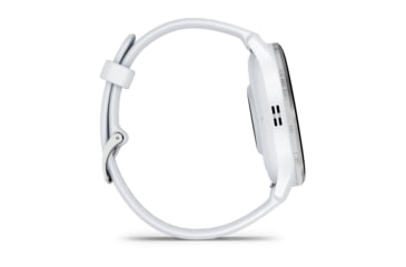 Image of Garmin Venu 3 Watch, Silver Stainless Steel Bezel w/ Whitestone Case and Silicone Band, 010-02784-00