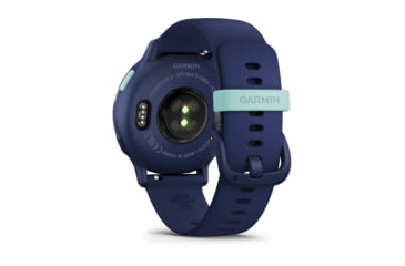 Image of Garmin Vivoactive 5 Watch, Metallic Navy Aluminum Bezel w/ Navy Case and Silicone Band, 010-02862-12