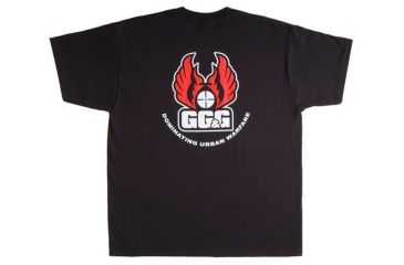 Image of GG&amp;G Mens Short Sleeve Logo T-Shirt,Medium,Black GGG-7101