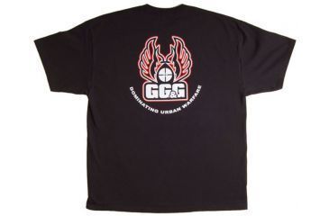 Image of GG&amp;G Mens Short Sleeve Tribal Logo T-Shirt,Medium,Black GGG-7101T