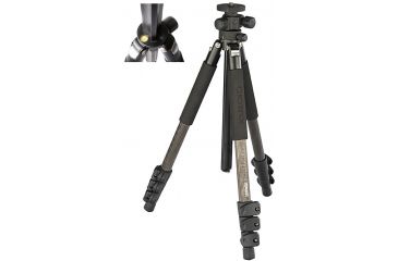 Image of Giottos YTL PRO Aluminum Tripod  Max. Ht: 71.7", Black YTL9384