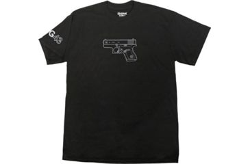 Image of GLOCK AA46100 G43 TSHIRT S BLK
