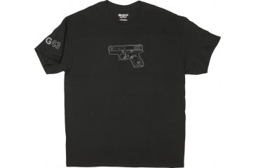 Image of GLOCK AA46101 G43 TSHIRT M BLK