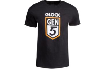 Image of Glock Black Short Sleeve T Shirt Gen5 Med