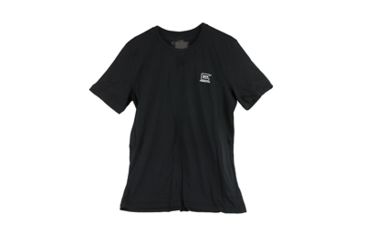 Image of Glock Short Sleeve Gunny Approved Shirt, Black, Large, GLAP95090