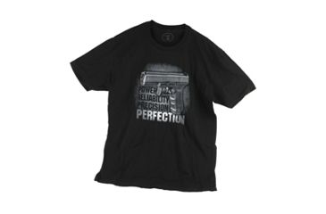 Image of Glock Short Sleeve &quot;Perfection&quot; Shirt, Black, Medium, GLAP95107