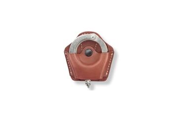 Image of Gould &amp; Goodrich Handcuff Case w/Belt Loop, Chestnut Brown, 840