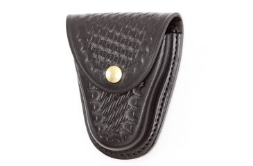 Image of Gould &amp; Goodrich Hinged Handcuff Case, Brass, Black, B71BR