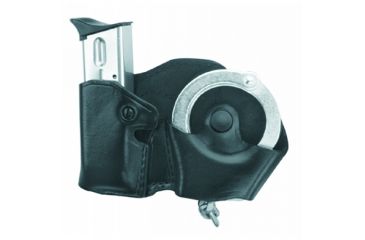 Image of Gould &amp; Goodrich Cuff/Mag Case w/Belt Loops, Beretta 83/85, Left Hand, Black, B841-1LH