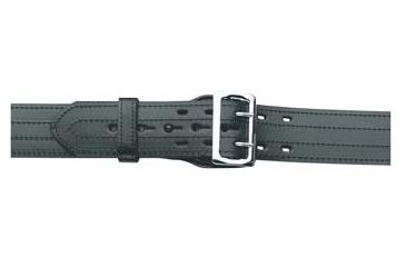 Image of Gould &amp; Goodrich E-Z Fully Lined Slide Duty Belt, 40, Nickel, Hi-Gloss, H49-40CL