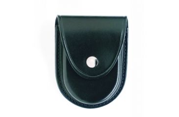 Image of Gould &amp; Goodrich Round Bottom Handcuff Case, Nickel, Hi-Gloss, H580CL