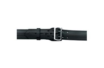 Image of Gould &amp; Goodrich K-Force Lined Duty Belt, 24, Nickel, Black Weave, K59-24FLW