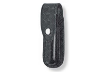 Image of Gould &amp; Goodrich Leather Flashlight Case, Nickel, Streamlight Strion LED, Black Weave, B672-8W