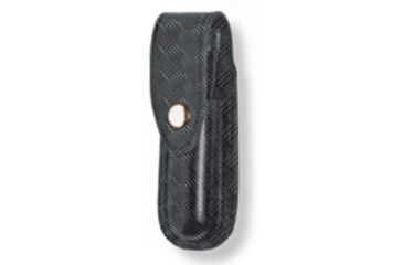 Image of Gould &amp; Goodrich Leather Flashlight Case, Brass, Streamlight Strion LED, Black Weave, B672-8WBR