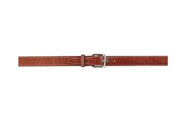 Image of Gould &amp; Goodrich Reinforced 1.25in Shooters Belt w/Brass Buckle, 34in, Chestnut Brown, 190-34BR