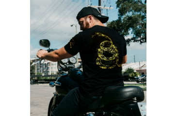 Image of Grunt Style Gadsden Tracks Tee Shirt - Mens, Black, 2XL, GS2677-2XL