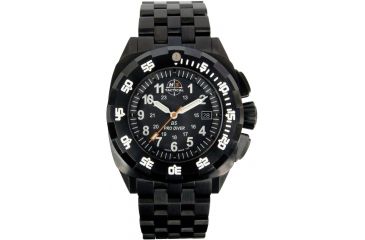 Image of H3 Tactical H3.05016.08 Pro Diver Mens Watch - Blue Tritium Markers
