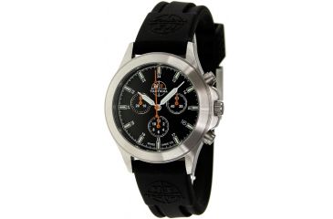 Image of H3 Tactical H3.721231.09 Trooper Mens Watch - Black Rubber Band, Stainless Case, Timer