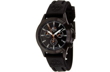 Image of H3 Tactical H3.722231.09 Trooper Mens Watch - Black Rubber Band, Black Case, Timer