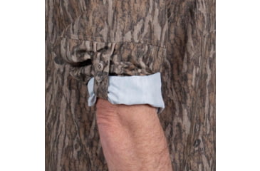 Image of Habit Hatcher Pass Camo Guide Shirt - Mens, Long Sleave, Mossy Oak New Bottomland, Large, TS10409-M-8-6-L-014