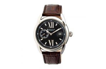 Image of Heritor Automatic Hr1804 Burnell Mens Watch, Black HERHR1804