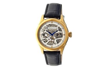 Image of Heritor Automatic Hr1903 Nicollier Mens Watch, Silver HERHR1903