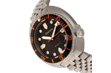 Image of Heritor Automatic Matador Box Set with Interchangable Bands and Date Display, Black/Orange, One Size, HERHR9302