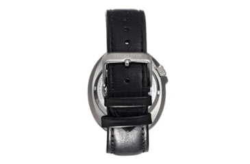 Image of Heritor Automatic Pierce Genuine Leather-Band Watch w/Date, Black/Red/Blue - Mens, HERHS1204