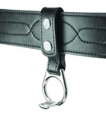 Image of Hero's Pride Baton w/ Side Handle Holder, Metal, AirTek, Smooth, Silver Snaps 1495MPN