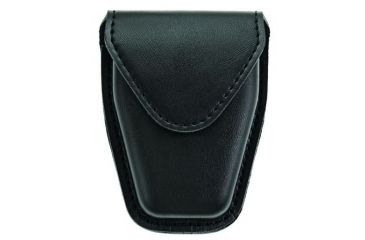Image of Hero's Pride Handcuff Case, Single, Lg/ASP Chain, AirTek, Smooth, Hidden Snap, Black, Large 1452PC