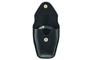 Image of Hero's Pride Handcuff Case, Single, Lg/ASP Chain, AirTek, Smooth, Silver Snap, Large 1452PN