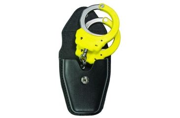 Image of Hero's Pride Handcuff Case, Single, Lg/ASP Chain, AirTek, Smooth, Silver Snap, Large 1452PN