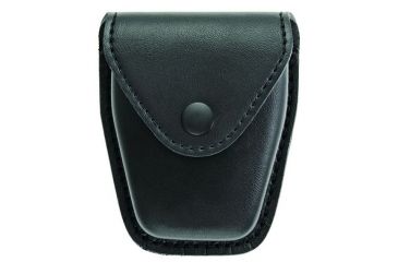 Image of Hero's Pride Handcuff Case, Single, Med/Hinged, AirTek, Smooth, Black Snap, Medium 1451PB