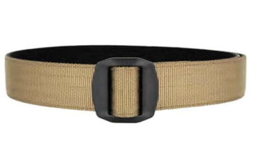 Image of HERO'S PRIDE Tactical Edc Reversible Belt W/ Black Buckle - Stitching Defect, Coyote/Black, Extra Large, 1343X-5-XL-42-B