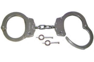 Image of CTS-Thompson Standard Steel Handcuffs-Nickel 1010