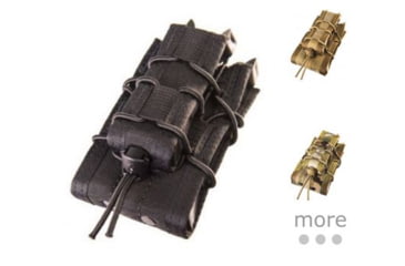 Image of High Speed Gear HSGI Double Decker LT Belt Mag Holder, Black, Coyote Brown, LE Blue, MultiCam, Olive Drab, Wolf Gray