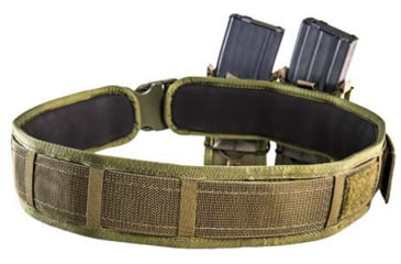 Image of High Speed Gear HSGI LASER Duty-Grip Padded Belt-L, Olive Drab, 42 in end to end, 33DG02OD