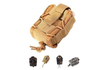 Image of High Speed Gear HSGI TACO MOLLE Handcuff Pouch, Coyote Brown, LE Blue, MultiCam, MultiCam BK, Wolf Gray