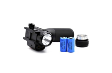 Image of Hilight Tactical Weaver Grip 1000 Lumens Weapon Light w/Dual Laser, Lithium Metal/CR123A, TGBL20