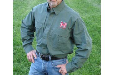 Image of Hornady 5.11 Tactical Long Sleeve Shirt, Od Green, Medium 9976M
