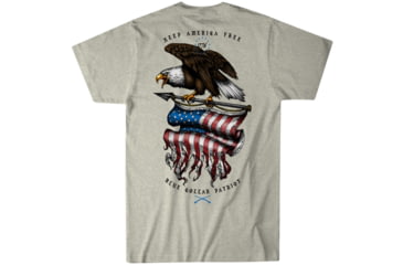 Image of HOWITZER Blue Collar Eagle S/S Tee - Mens, Charcoal Heather, Small, CV7115-CHHE-S