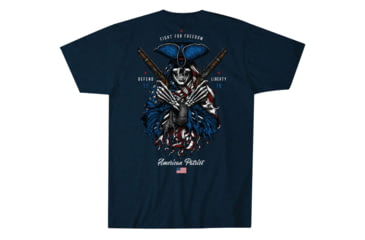 Image of HOWITZER Freedom Fighter S/S Tee - Mens, Denim/Black Heather, 2XL, CV7078-DBHE-2X