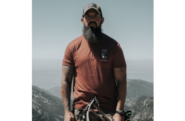Image of HOWITZER Lethal S/S Tee - Mens, Burgundy Heather, 2XL, CV6028-BUHE-2X