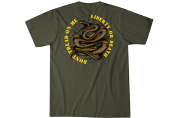Image of HOWITZER Liberty Snake S/S Tee - Mens, Surplus Green, Small, CV7025-SURG-S