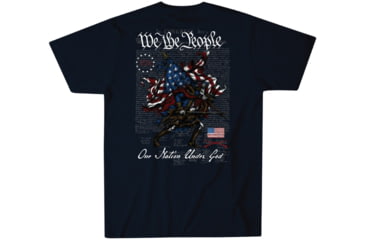 Image of HOWITZER Nation Under God S/S Tee - Mens, Abyss Blue, 3XL, CV6601-AB-3X