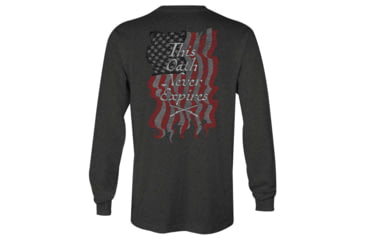 Image of HOWITZER Never Expires L/S Tee - Mens, Charcoal Heather, Extra Large, CV7038-CHHE-XL