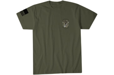 Image of HOWITZER Patriot Hunt S/S Tee - Youth, Surplus Green, Medium, CVY7086-SURG-M
