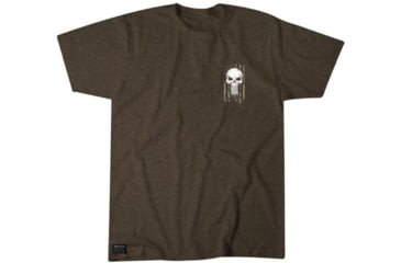 Image of HOWITZER Skull Freedom Flag S/S Tee - Mens, Brindle, Medium, CV4574-BRIN-M