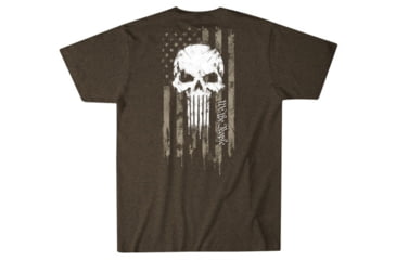 Image of HOWITZER Skull Freedom Flag S/S Tee - Mens, Brindle, Medium, CV4574-BRIN-M