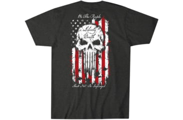 Image of HOWITZER Smash Skull S/S Tee - Mens, Charcoal Heather, Medium, CV7140-CHHE-M
